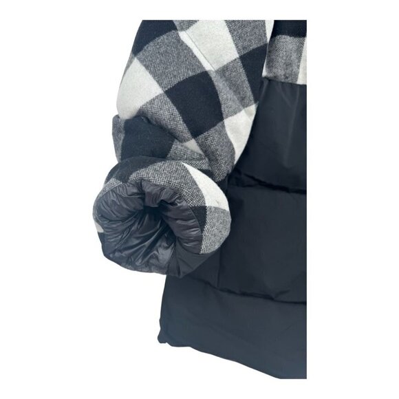 Woolrich Buffalo Check Water Repellent Puffy Down Coat Jacket NWOT - Picture 8 of 16